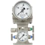Wika Differential Pressure Gauge, 712.15.100, 732.15.100, Cryo Gauge, Copper Alloy Or Stainless Steel, Ns 100
